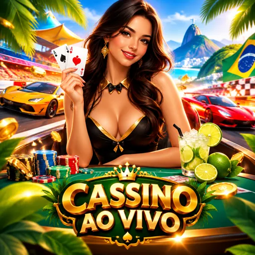 Mesa de cassino ao vivo com dealer acenando