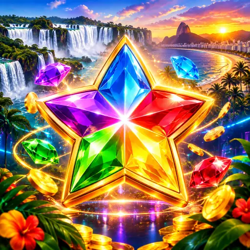 Capa do slot Starburst com joias espaciais